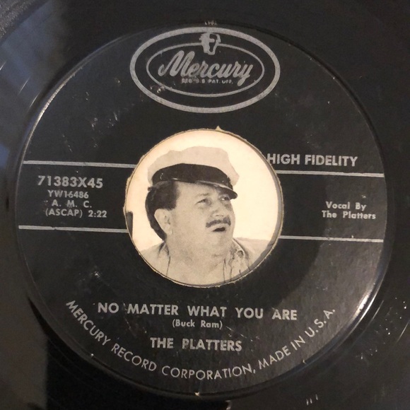 The Platters No Matter What You Are Vinyl 45 Record '58 - Picture 4 of 4